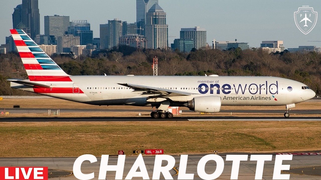 🔴 CHARLOTTE AIRPORT (CLT) LIVE | NONSTOP AVIATION ACTION