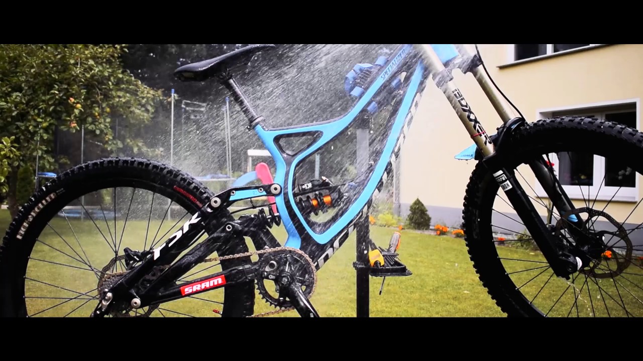 BikeWash I Specialized Demo 8 2014 Carbon I Bielefeld I TrailLove