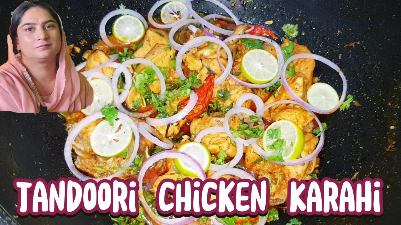 Tandoori chicken Karahi recipe by khush zaiqa. 
