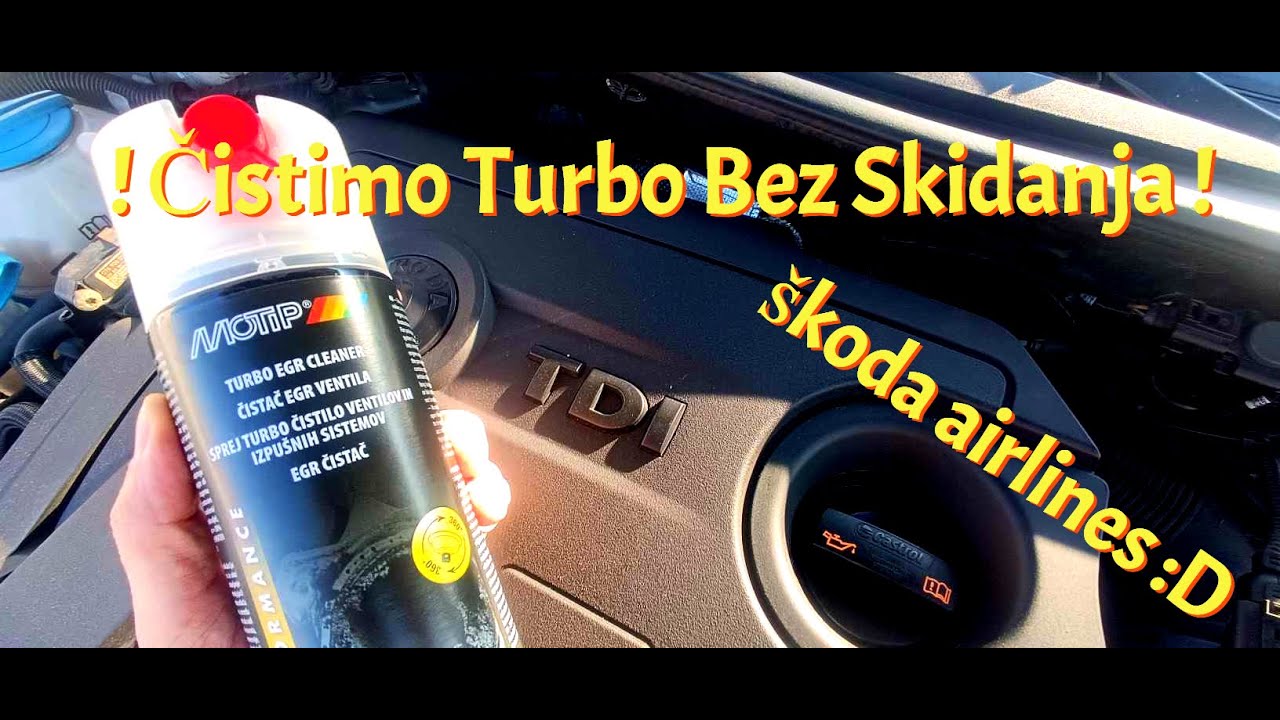 Čistimo Turbinu Bez Skidanja | Ne Prima Gas i Crni Dim l
