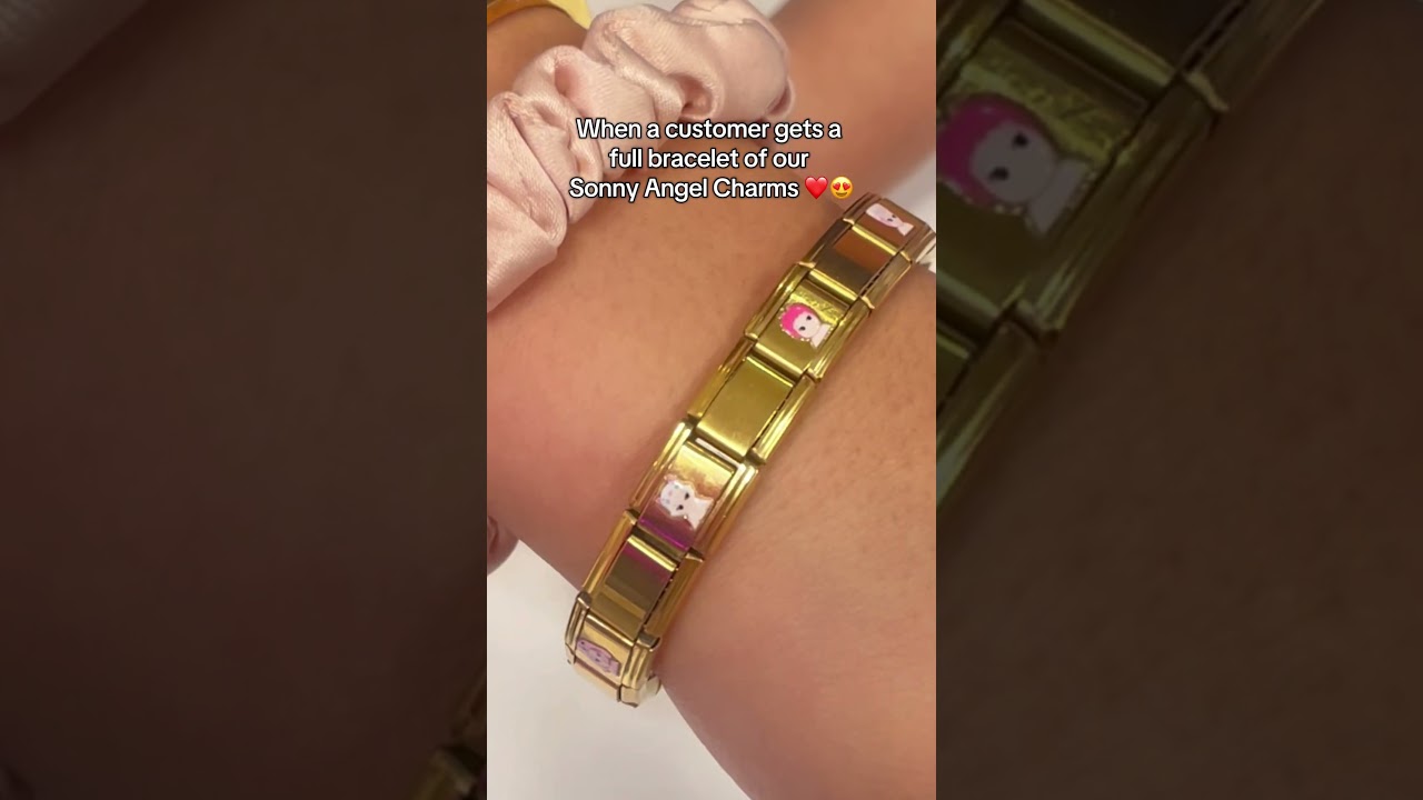 Loved this custom bracelet a customer made today ❤️  #nycthingstodo #sonnyangels #italiancharms