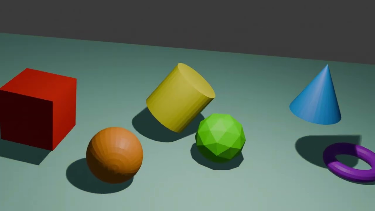 알록달록 도형놀이 3D 연습