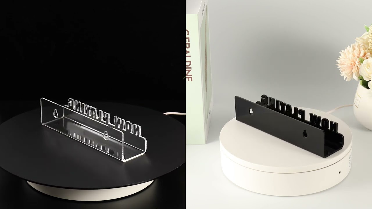 Boloyo &ldquo; now playing&rdquo; wall mount vinyl record stand