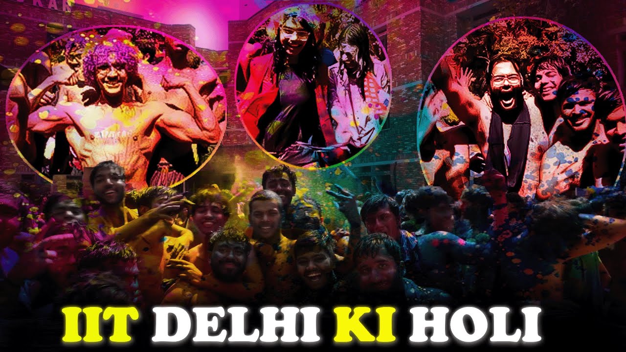 IIT Delhi Crazy Holi Celebration | Engineers' Close-Up Madness! | SiharaVikas