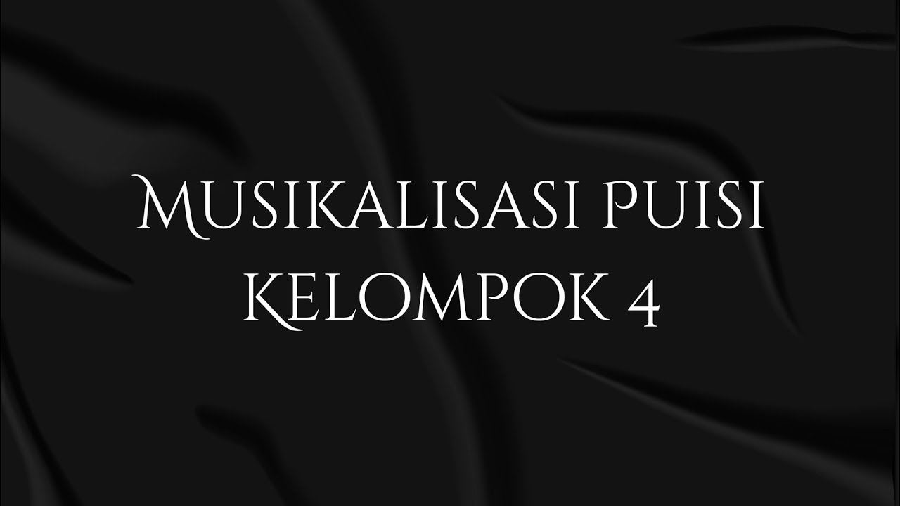 Musikalisasi Puisi | Hatarakibachi