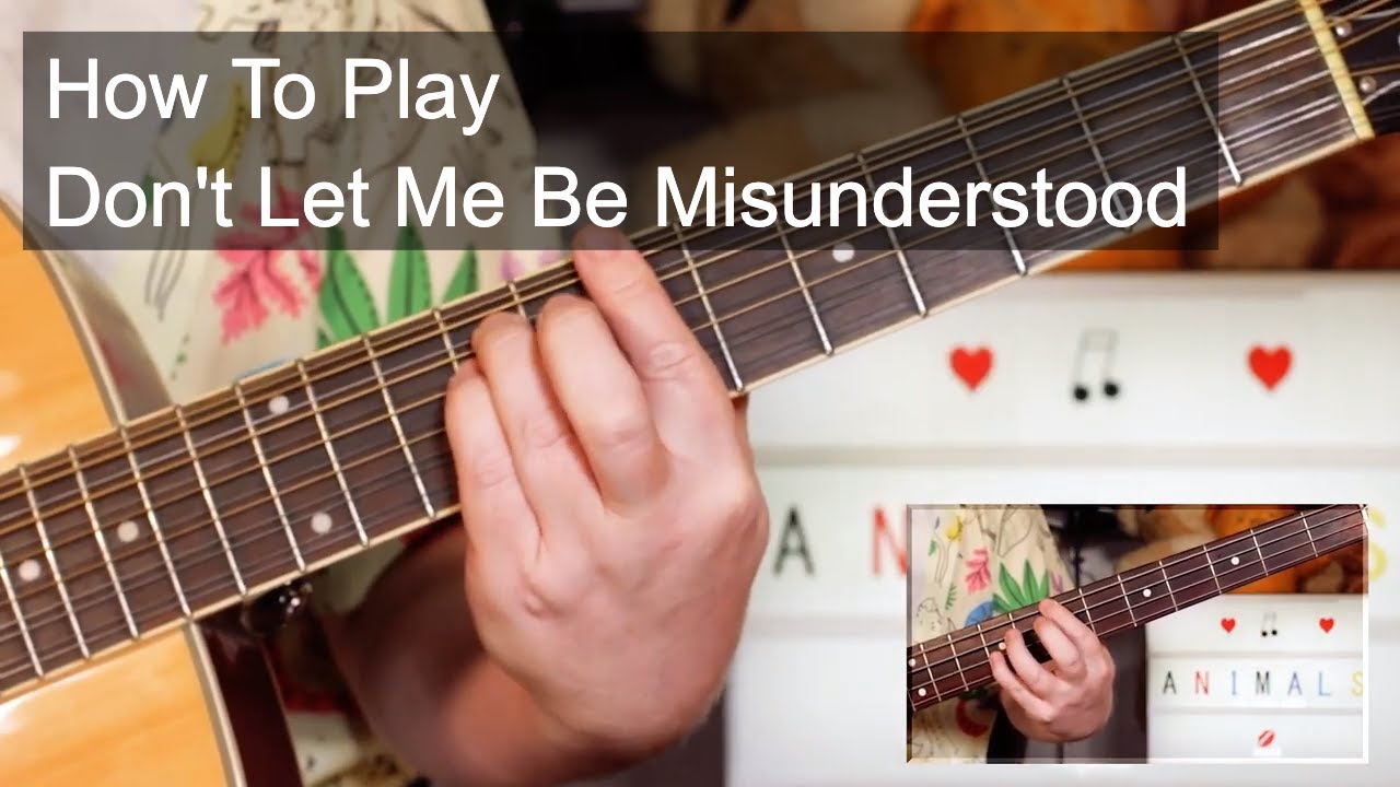 'Don't Let Me Be Misunderstood' The Animals Guitar & Bass Lesson