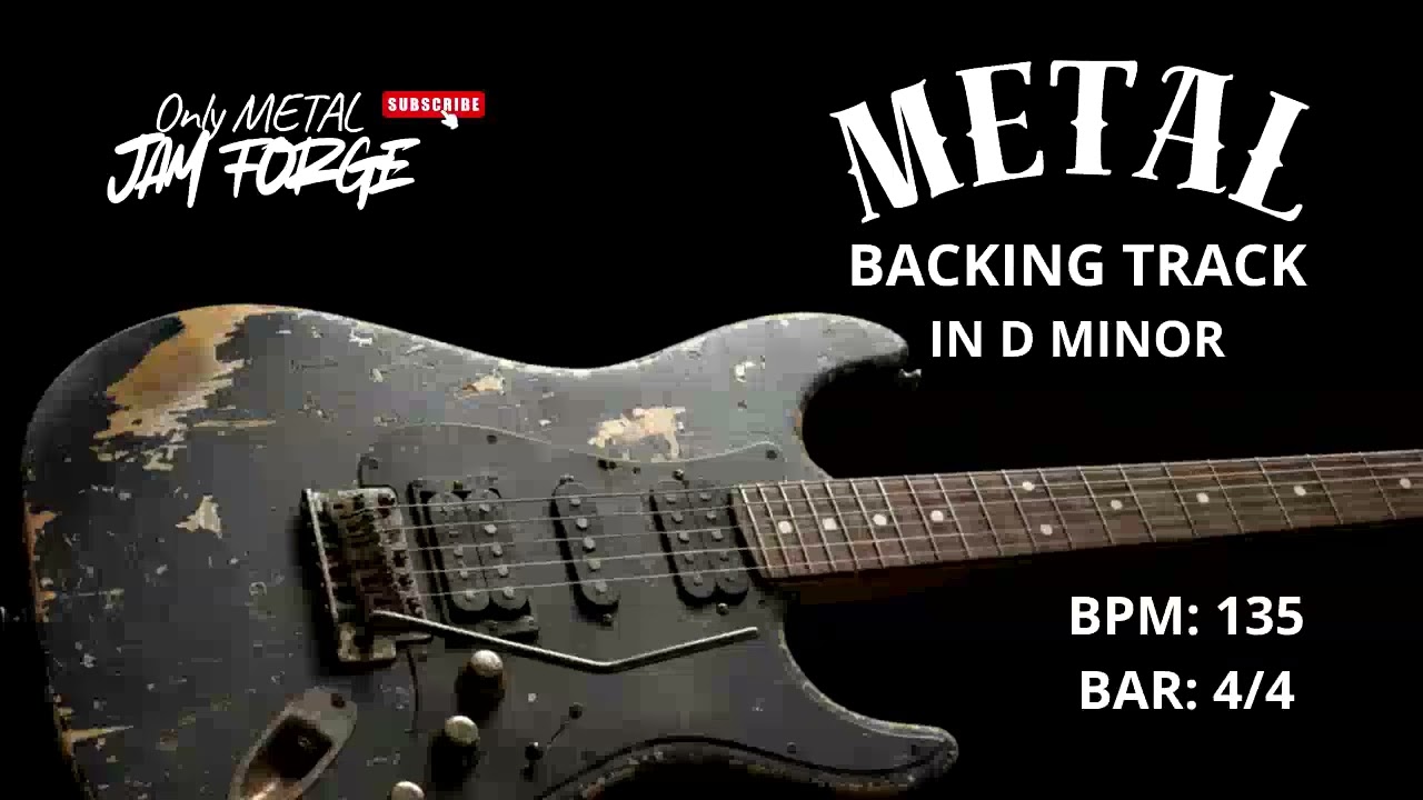 Metal Backing Track in Dm 135 BPM