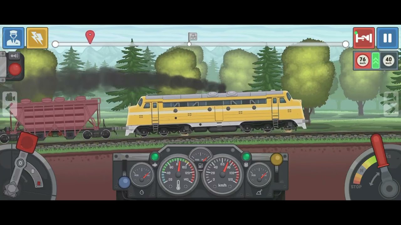 Playing traín simulator ferrovia 2d 