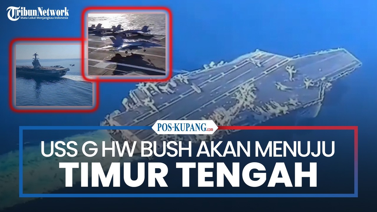 AS Akan Kerahkan Kapal Induk Ketiga USS George HW Bush ke Timur Tengah