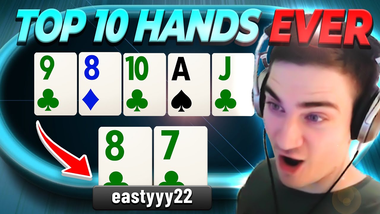 My Top 10 Hands of ALL TIME!! | Top 10 Ep. 100 SPECIAL!