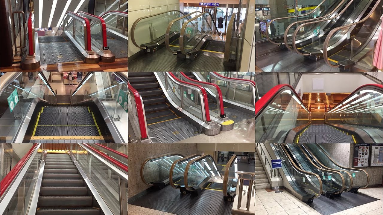 【名古屋市 中村区】名鉄百貨店 本店のエスカレーター全３８基に乗ってみた！Escalator Meitetsu Department Store Japan Nakamura Nagoya Aichi