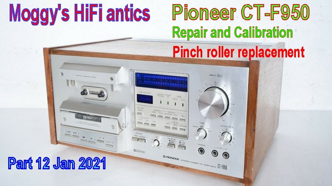 Pioneer CT F950 part 12 pinch roller replacement