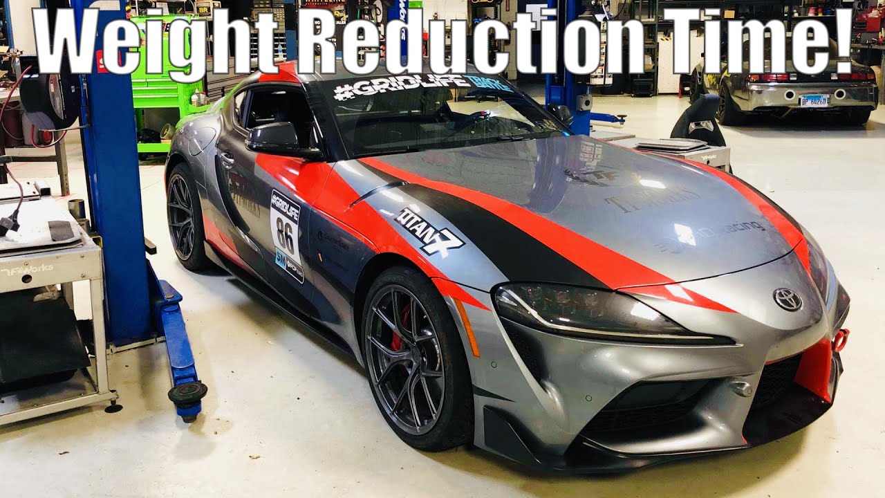 2020 Supra Weight Reduction + Axleback Exhaust at Touge Factory - Project TA90 #7.5