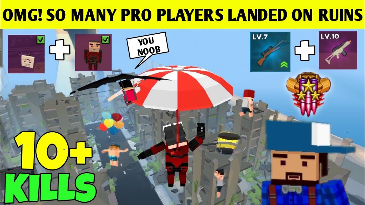 OMG!😈 SO MANY PRO PLAYERS LANDED ON RUINS - Grand Battle Royale Android gameplay #045