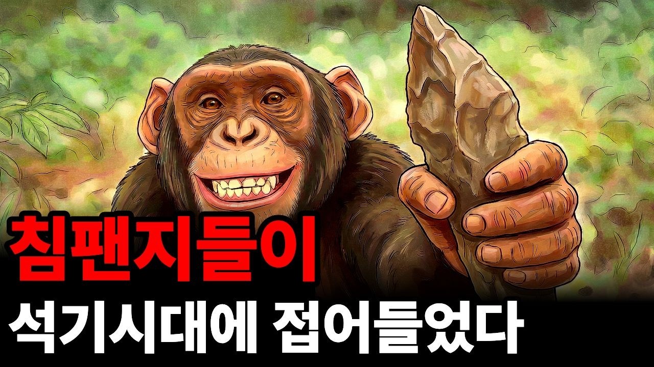 침팬지들이 석기시대에 접어들었다