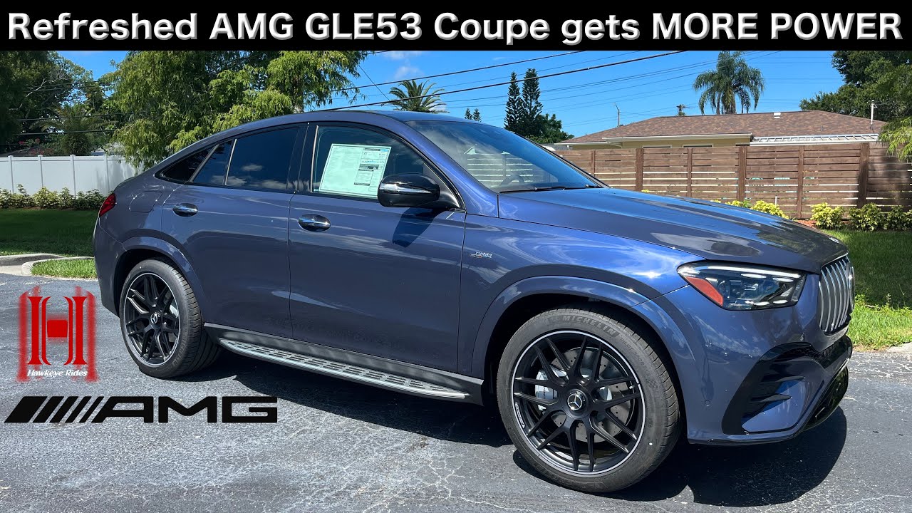 Mercedes AMG GLE 53 Coupe 2024 года становится ещё мощнее: все характеристики и тест-драйв
