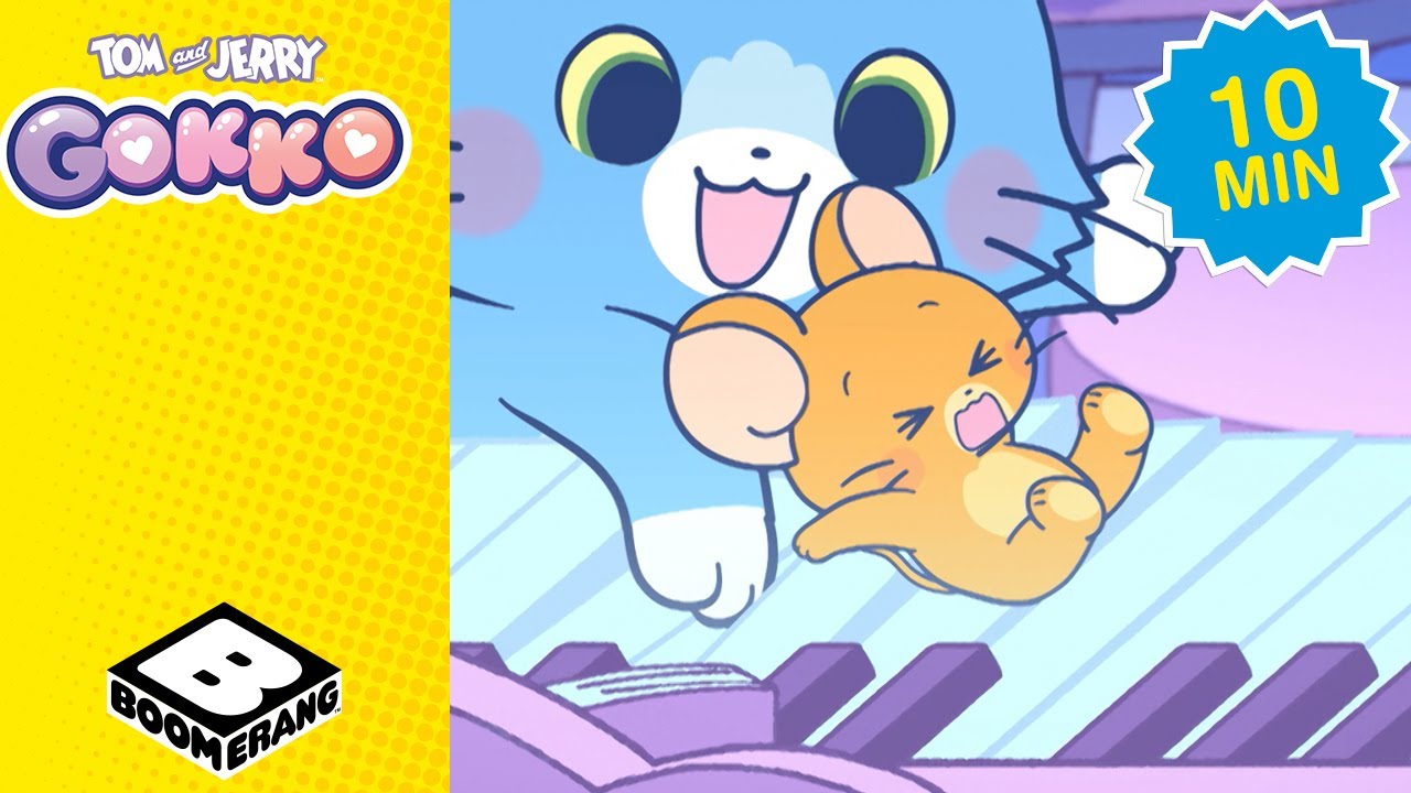 Musical Night Party | NEW Tom and Jerry Gokko | Kawaii Anime | Boomerang UK