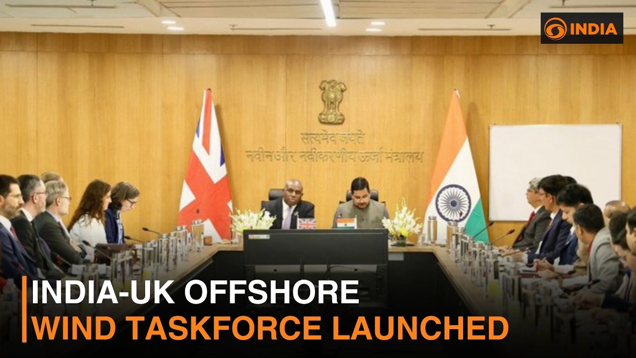 India-UK offshore wind taskforce launched & more updates | DD India live | 6 PM IST