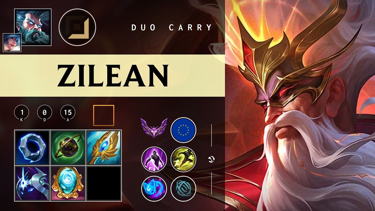 Zilean Carry vs Draven - EUW Master Patch 26.03