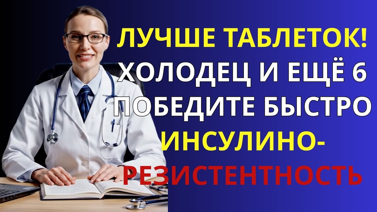 🔥 Врачи молчат: 7 простых продуктов, которые ломают инсулинорезистентность
