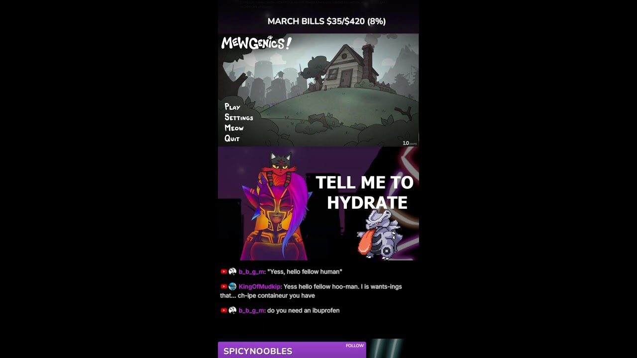 (migraine day 4) HOLOGRAPHIC GREMLIN TV (!donate !wishlist) #mewgenics