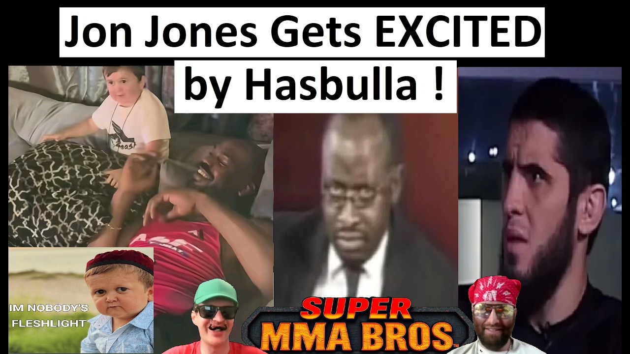 Jon Jones 's Bone Rises when he sees Hasbulla ...