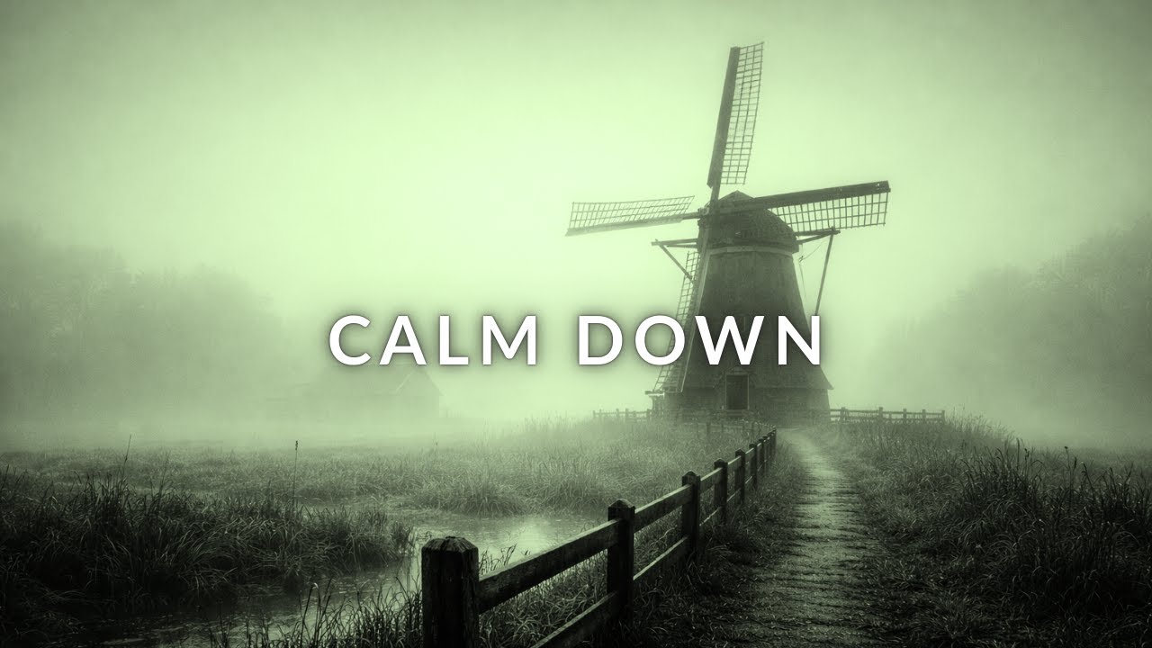 Dark Ambient Fog Sleep Music (1 Hour) | Abandoned Windmill | Quiet Mind, Deep Rest