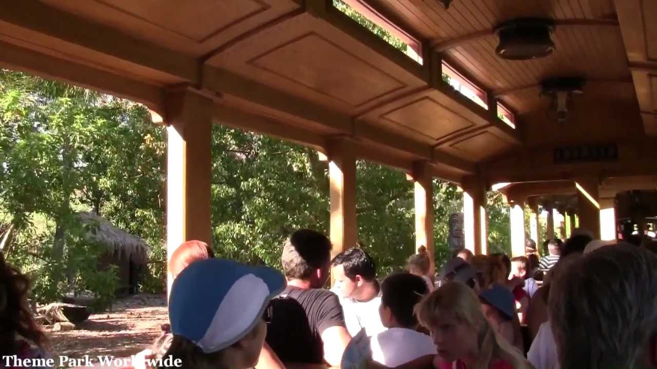 Rio Grande Railroad On Ride POV - PortAventura - Mediterrània To SesamoAventura