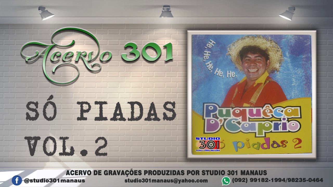 ACERVO 301 - PUQUECA D´CAPRIO - SÓ PIADAS VOL 2