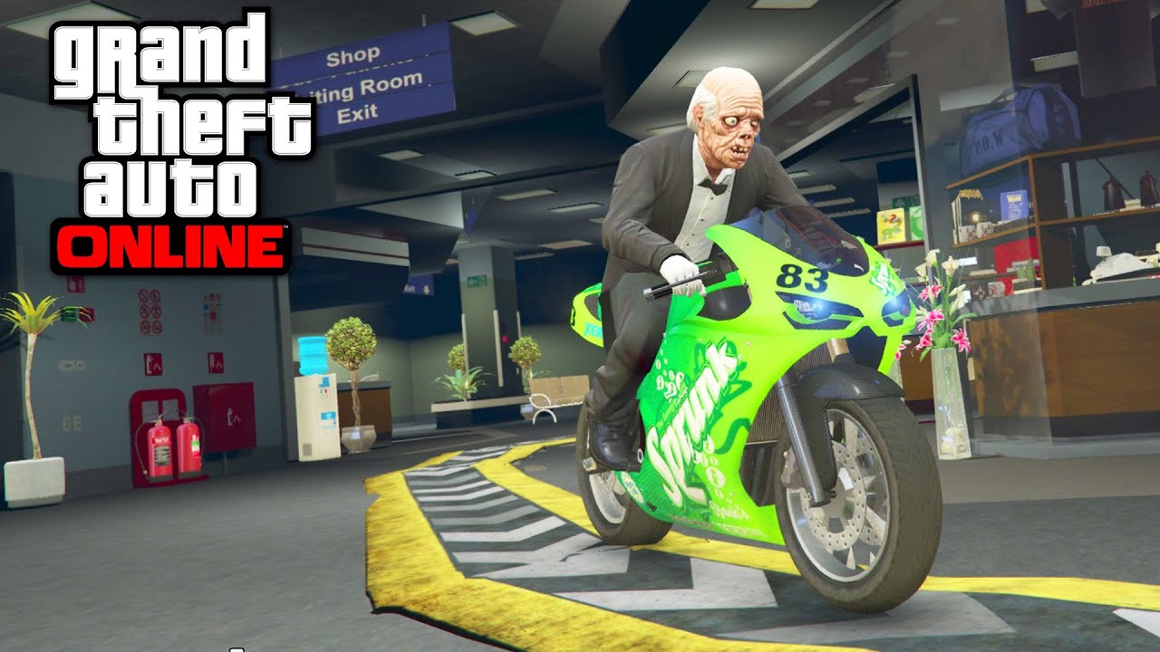 COURSE DANS L'HOPITAL - GTA 5 ONLINE