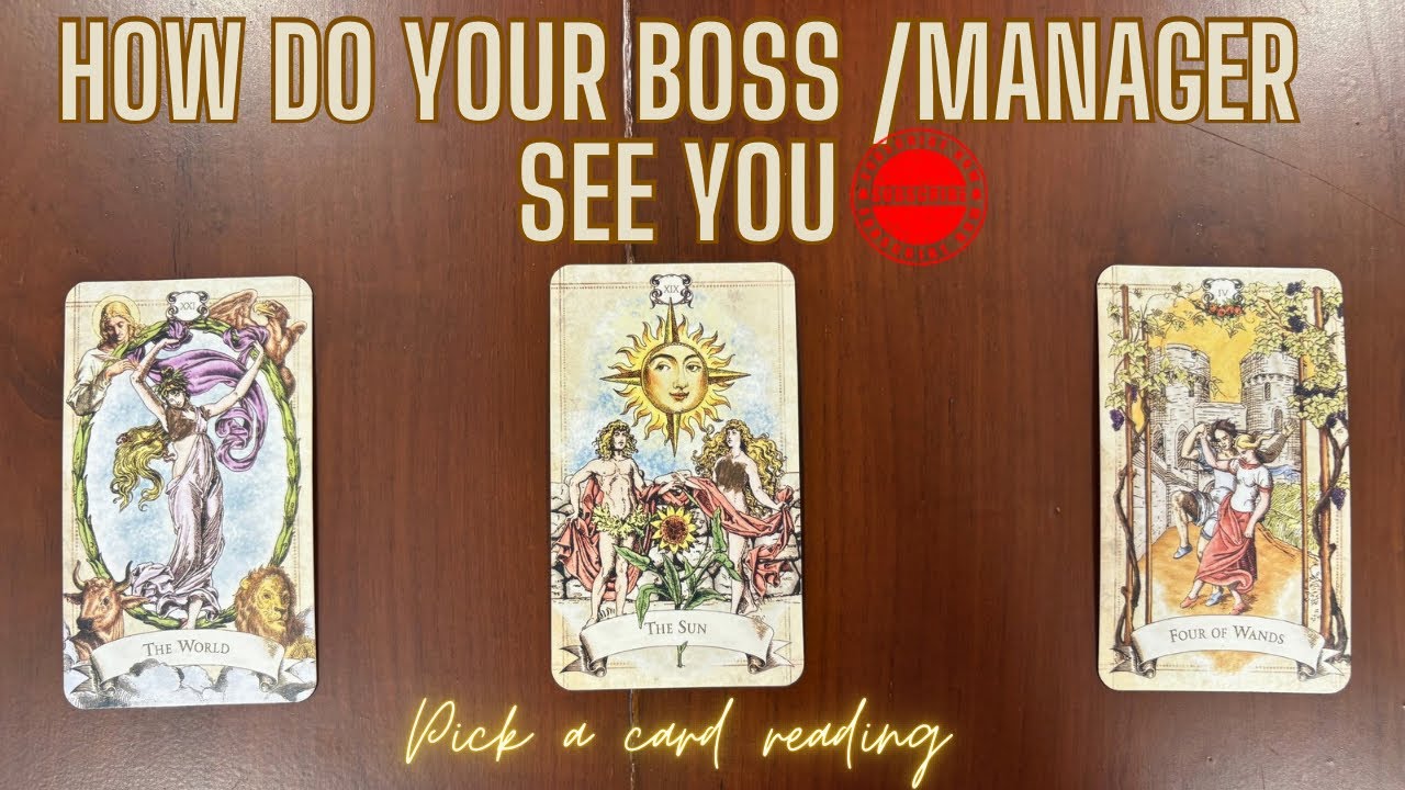 How do your boss /Manager see you 🪄Pick a card reading🎀Timeless