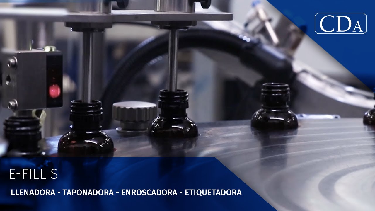 E-Fill S | Llenadora - Taponadora - Etiquetadora | CDA