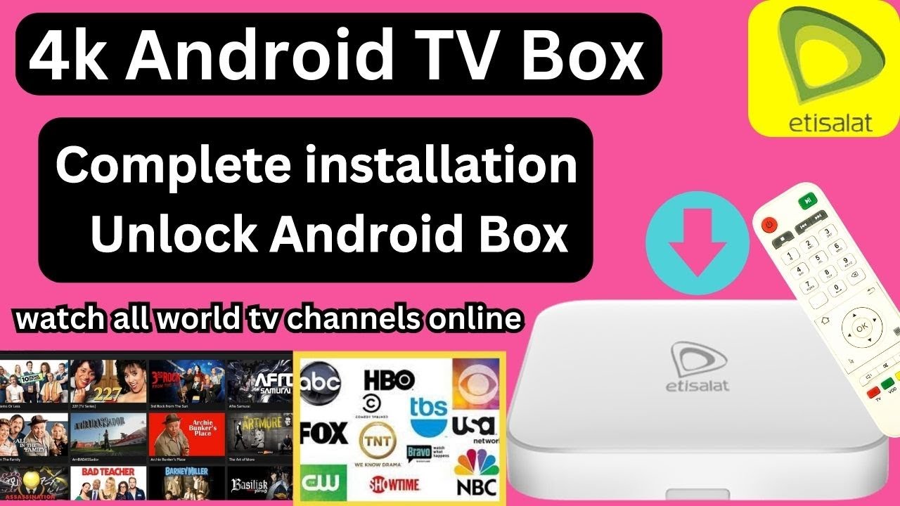 Etisalat Android Box || How to unlock & Setup  Android box