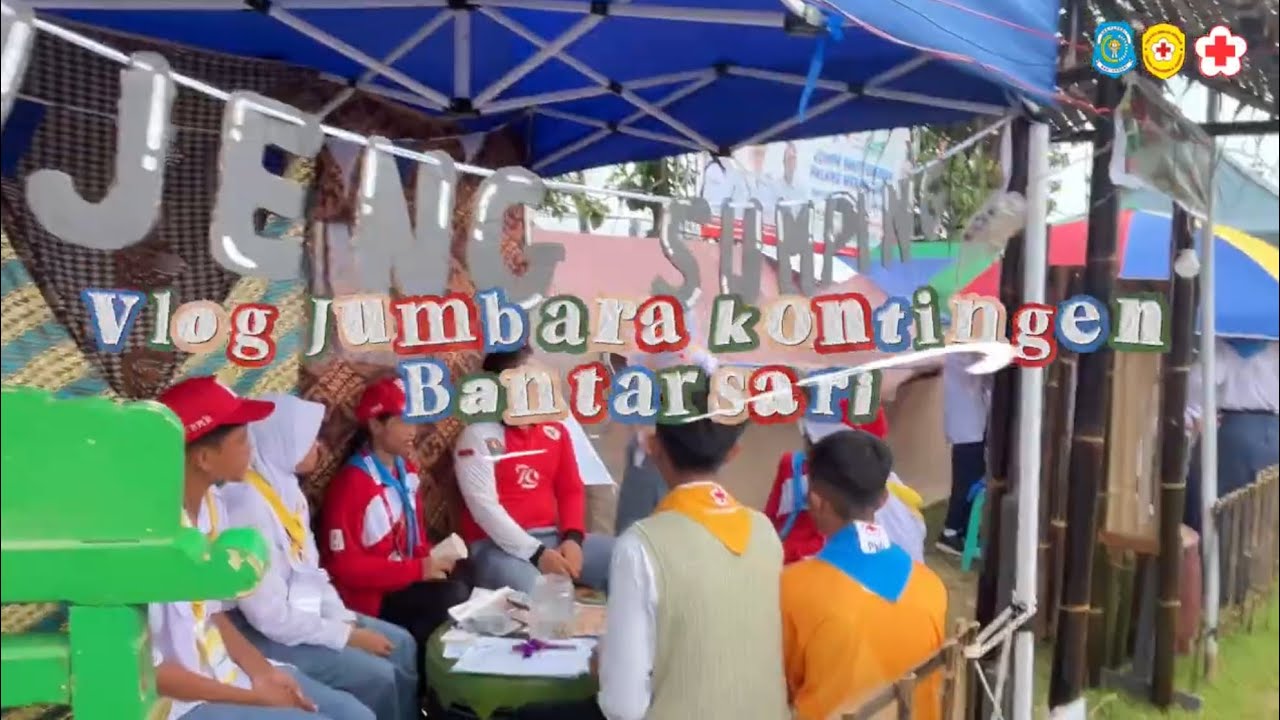 hari pertama jumbara pmr kabupaten Cilacap ||Kontingen Bantarsari