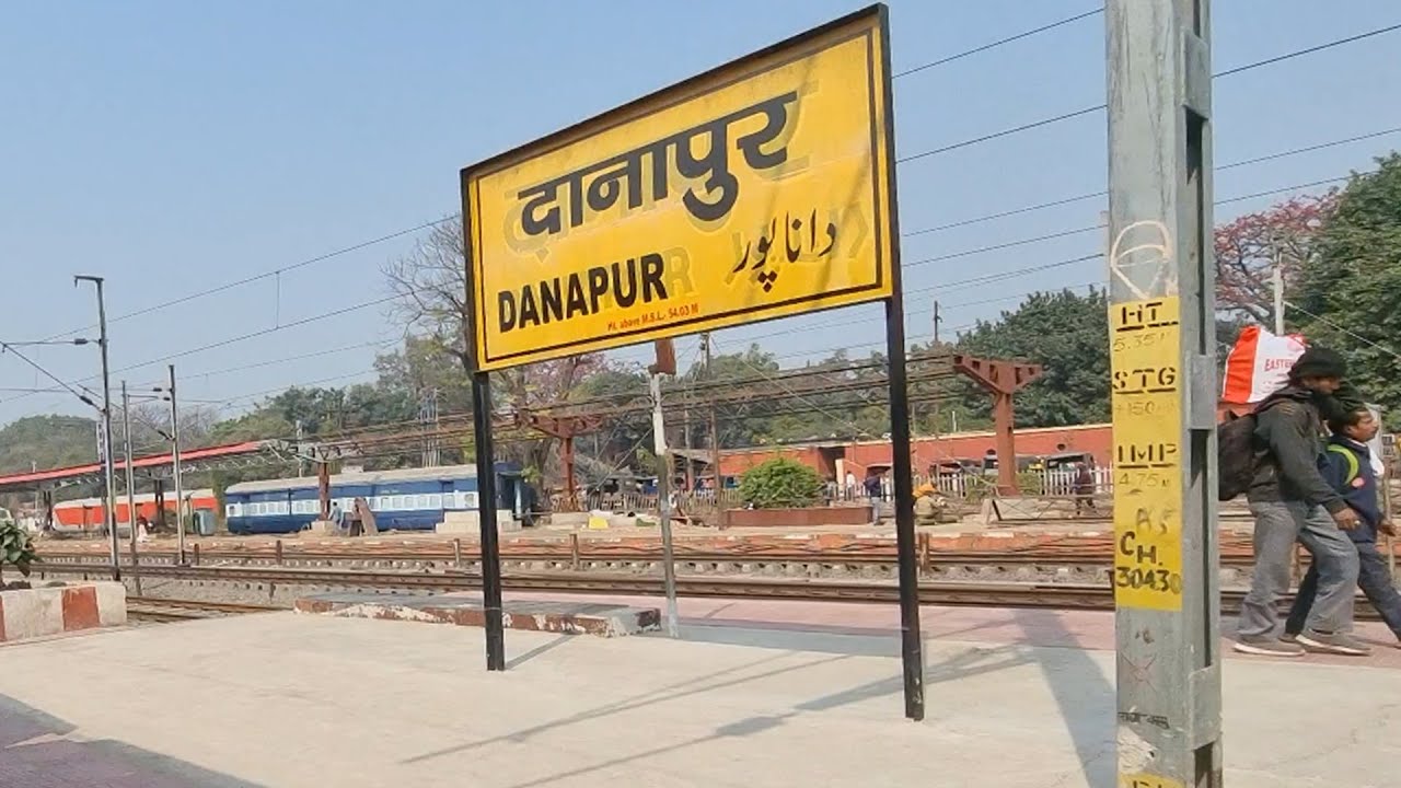 Danapur railway station Bihar, Indian Railways Video in 4k ultra HD