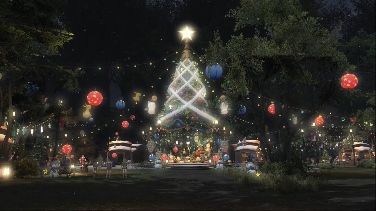 Memento of FFXIV/FF14 2025 Christmas event(after finishing the event)