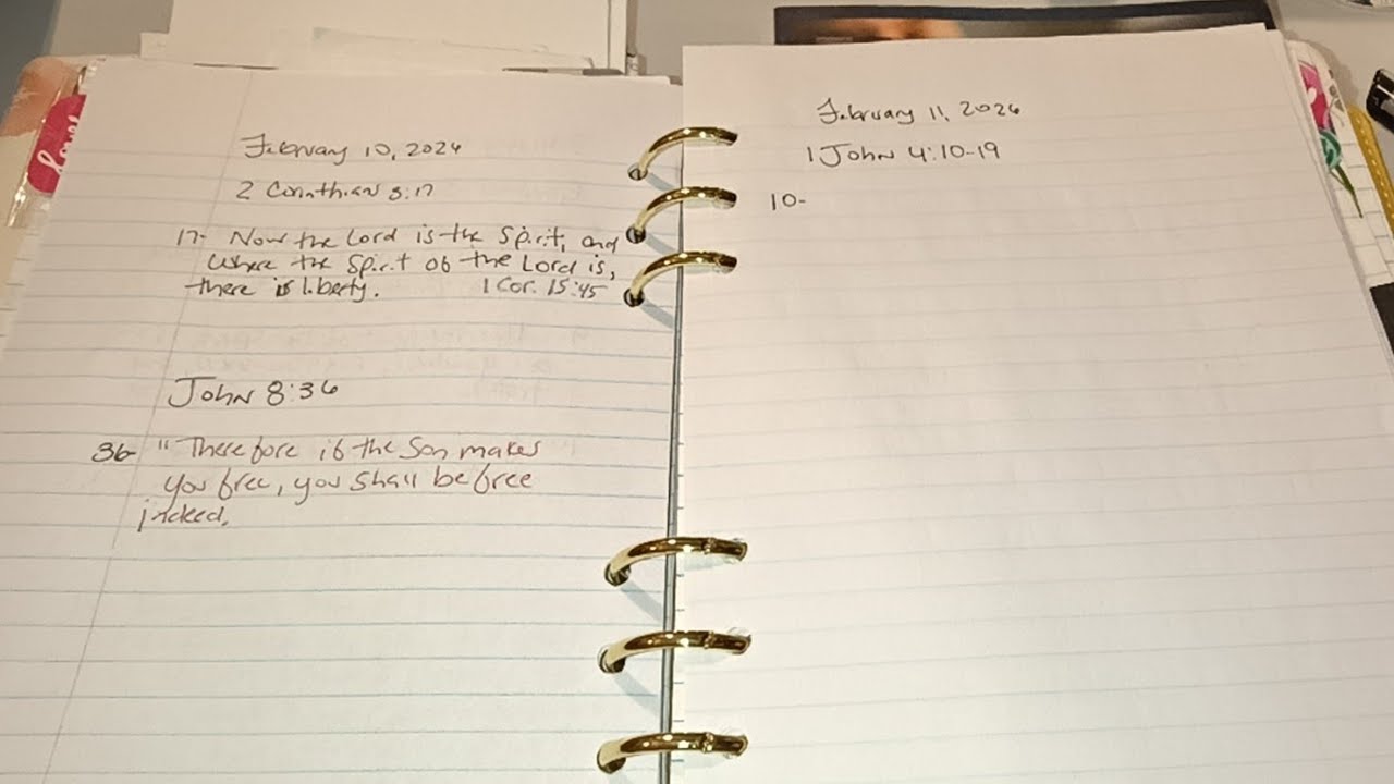 February 10, 2026 | 2 Corinthians 3:17 & John 8:36 | Scripture Writing Plan | Love God Greatly 