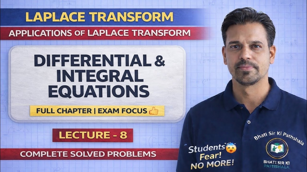Applications of Laplace Transform | Differential & Integral Equations| AKTU B.Tech 2nd| Engg Maths-2