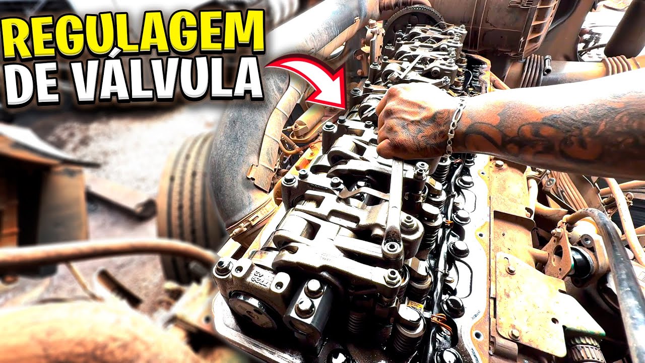 Regulagem de válvula volvo FH 4 2020 sem VEB+