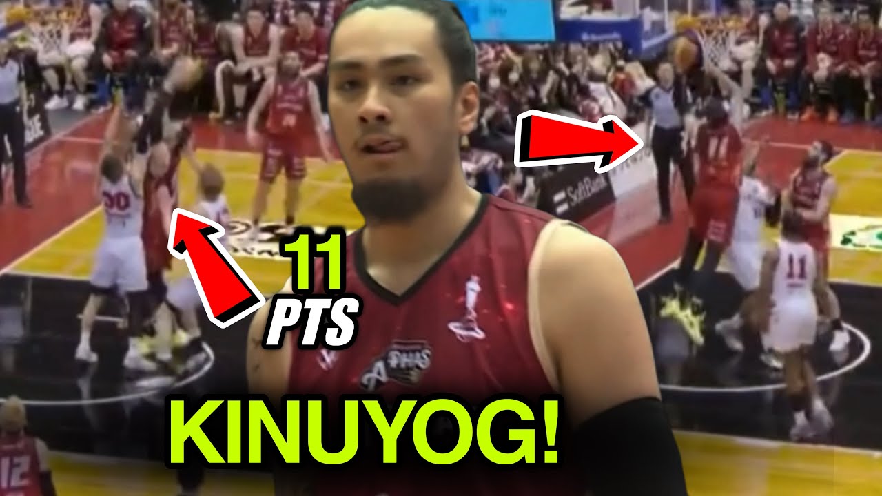 KAYOD KALABAW SI KAI SOTTO! Kinuyog ng mga kalaban sa depensa! 11 pts, 7 rebs!