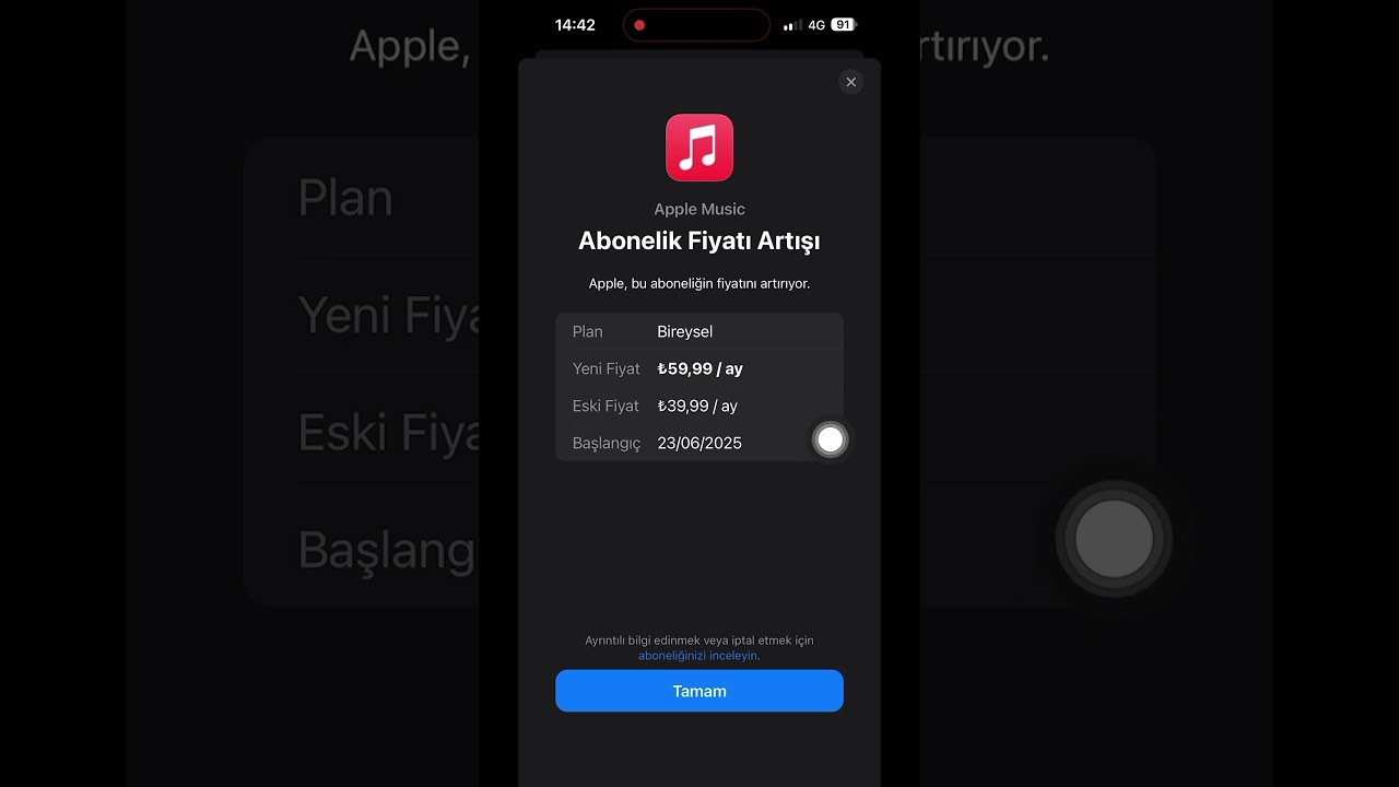 Apple M&uuml;zikte Fiyat Artışı