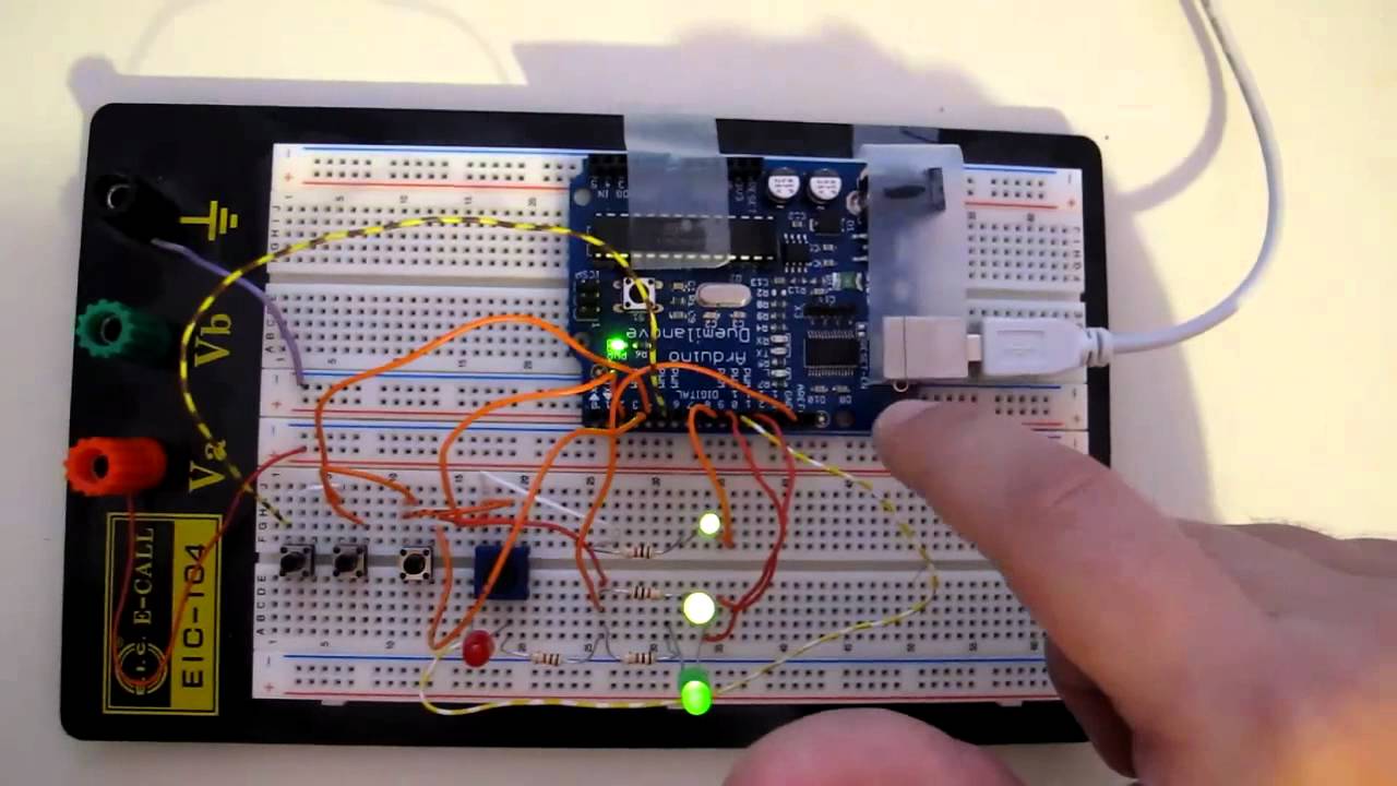HOW TO USE BUTTONS, LEDS AND EEPROM WITH ARDUINO
