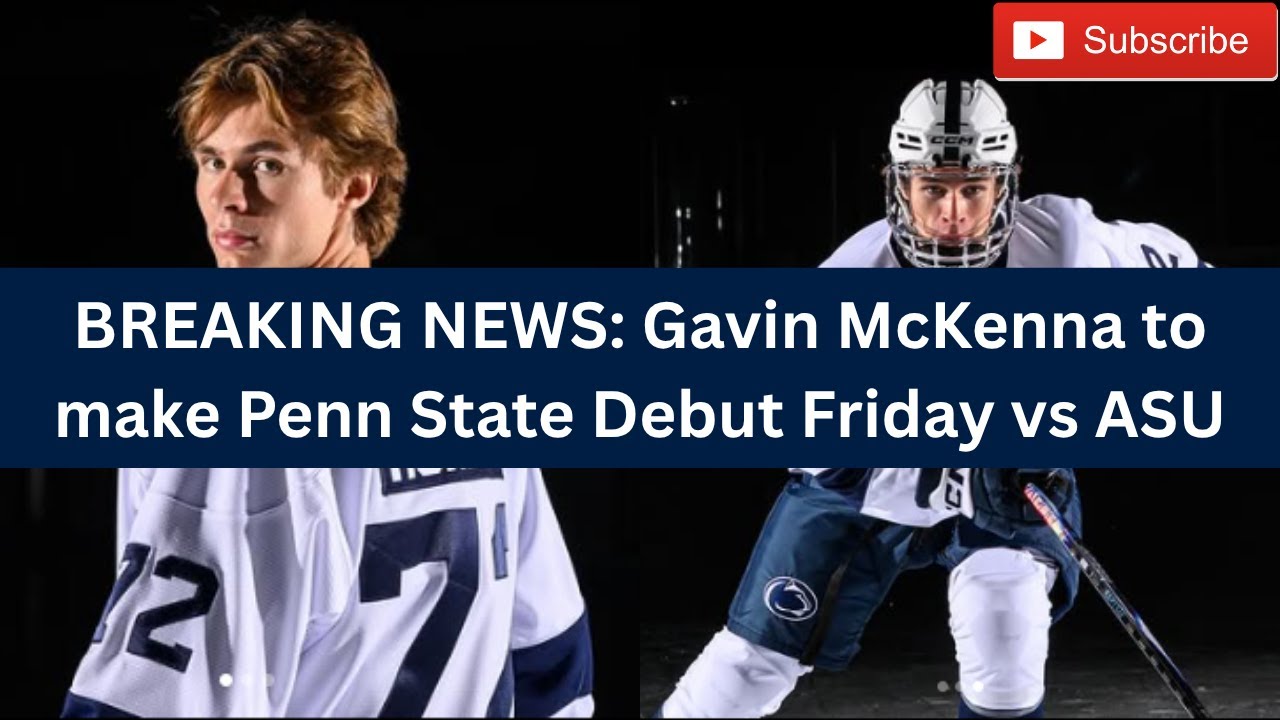 Gavin McKenna Penn State Debut Preview & NHL Headlines | Oct 3, 2025