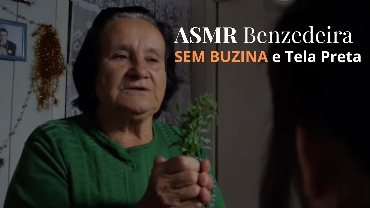ASMR - Benzedeira Rezando SEM BUZINA por 40 Minutos – Tela Preta 🌿✨Sounds for sleep inaudible