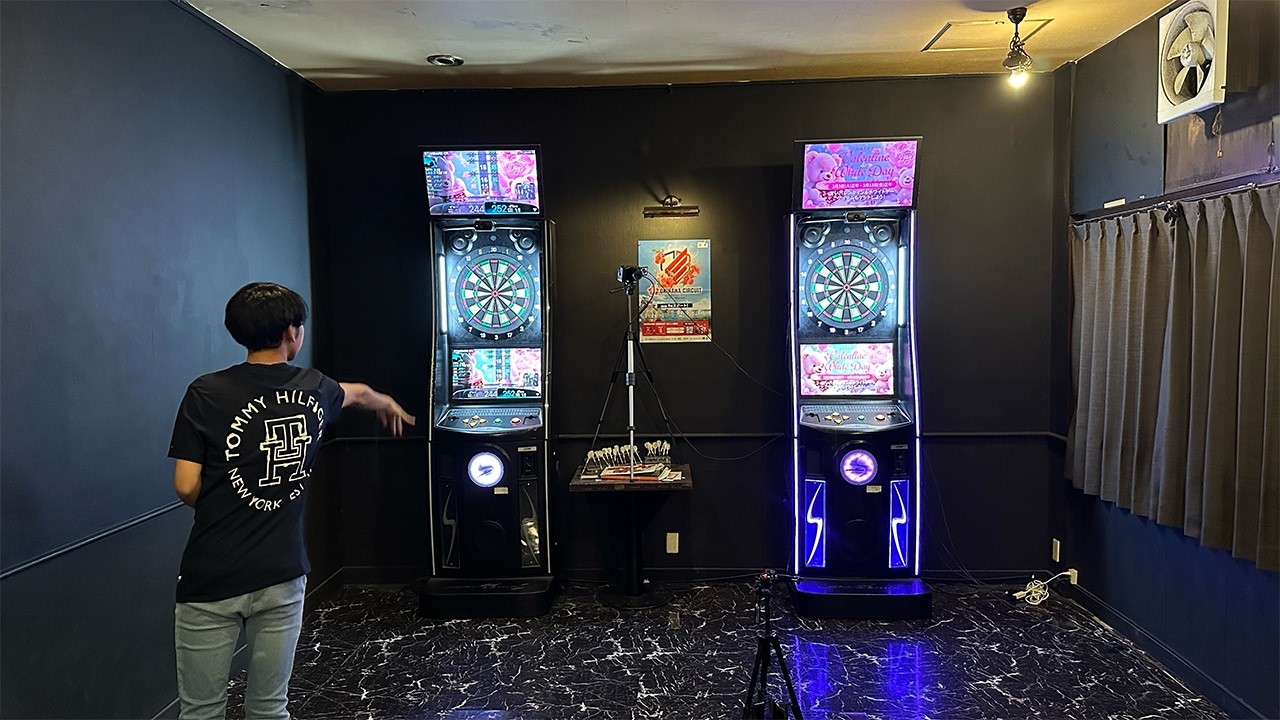 カメラテスト＆ダーツ練習配信