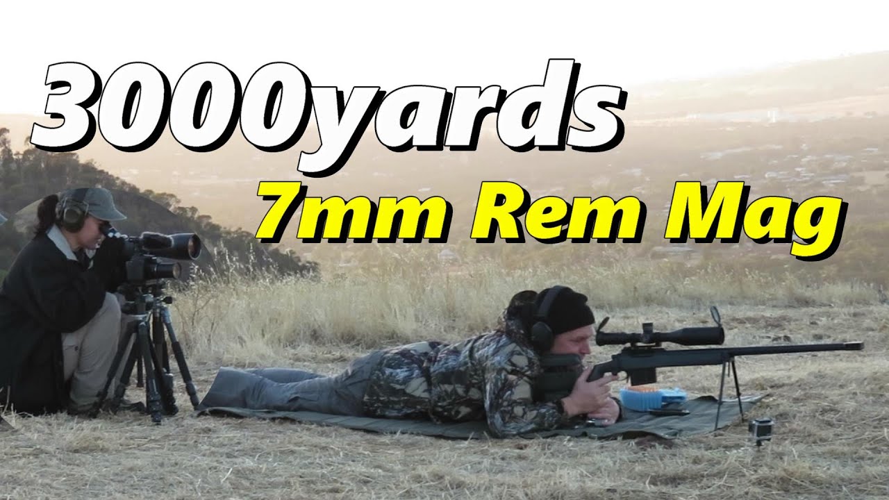 7mm Rem Mag at 3000 yards  (2016)