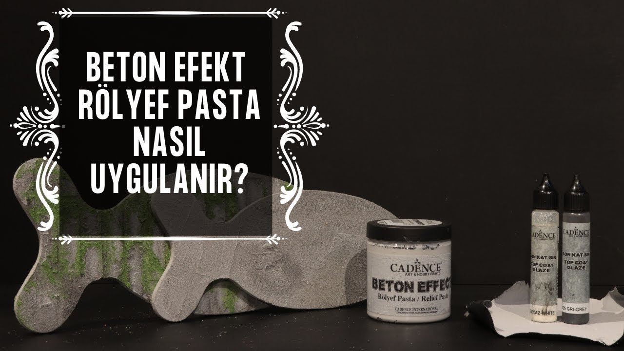Cadence Beton Efekt Rölyef Pasta | Gerçekçi Beton Görünümü Uygulama Rehberi