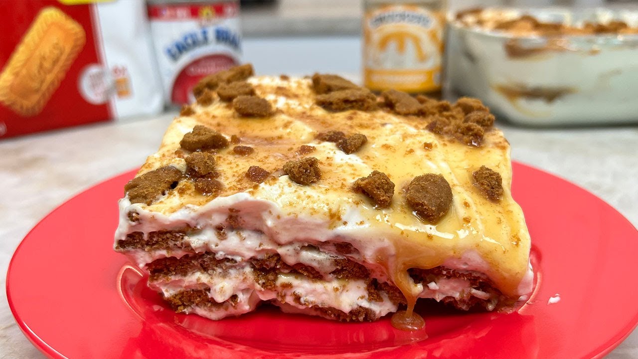 Biscoff Icebox Cake