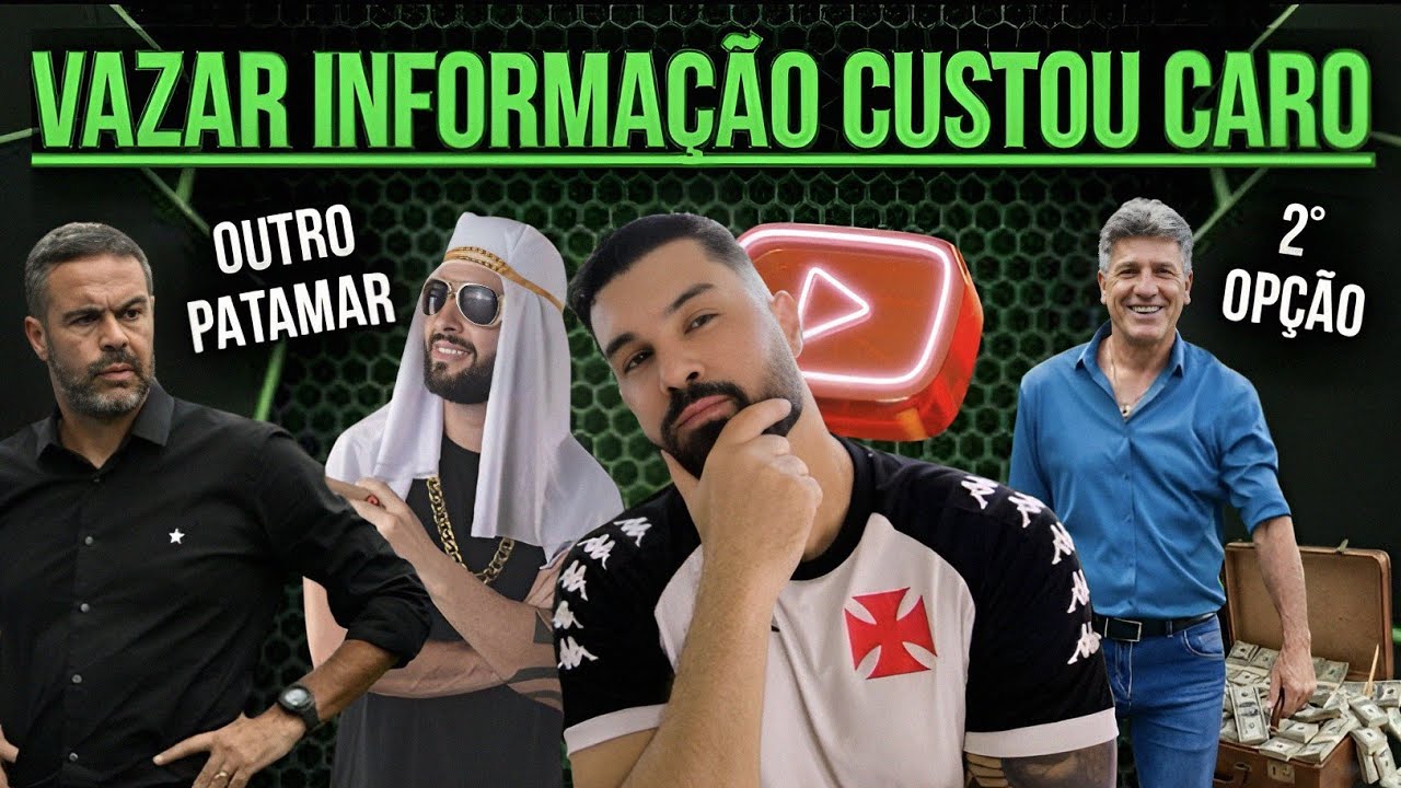🚨URGENTE! RENATO GAÚCHO É O NOVO TÉCNICO DO VASCO 