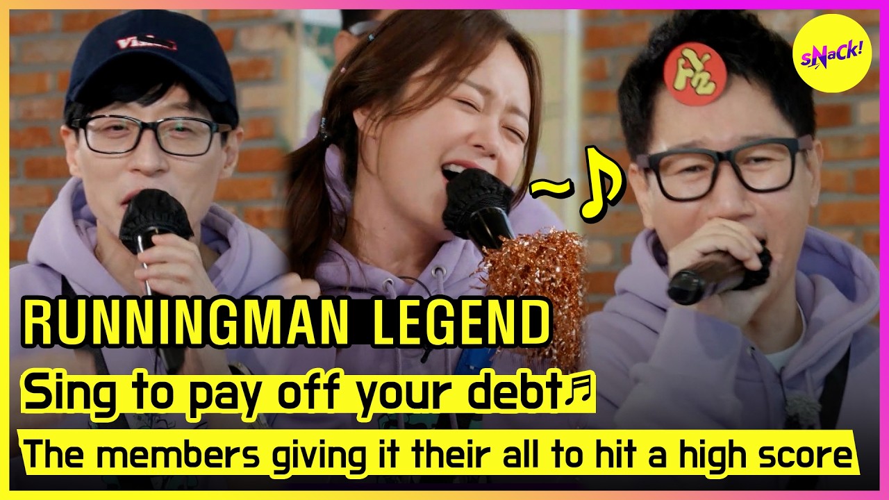 [RUNNINGMAN] Sing to pay off your debt! The members giving it their all to hit a high score (ENGSUB)